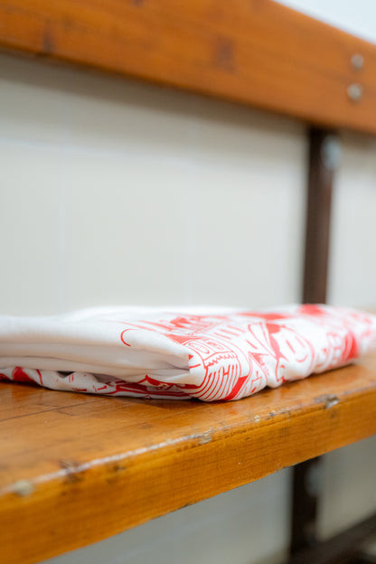 T-SHIRT BLANC/ROUGE P'TIT VITRÉEN